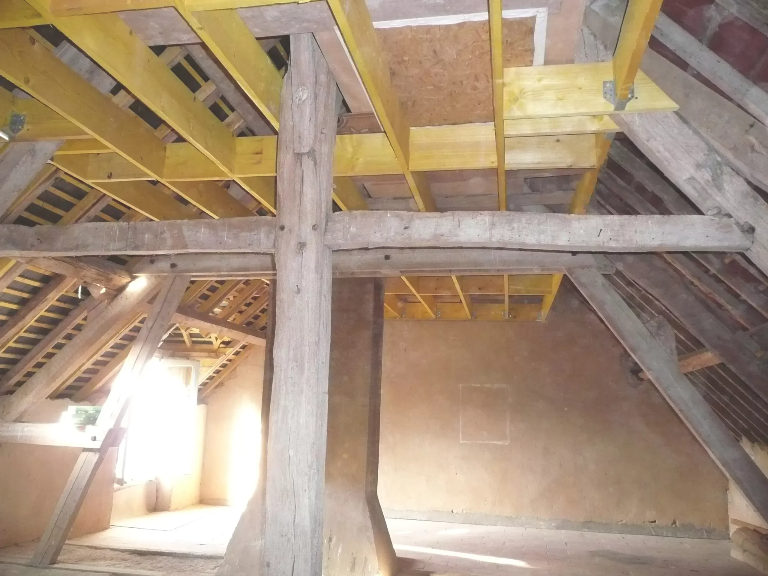 Aménagement de combles avant travaux - Chantier David Veaudecranne - Plaquiste Bouloire