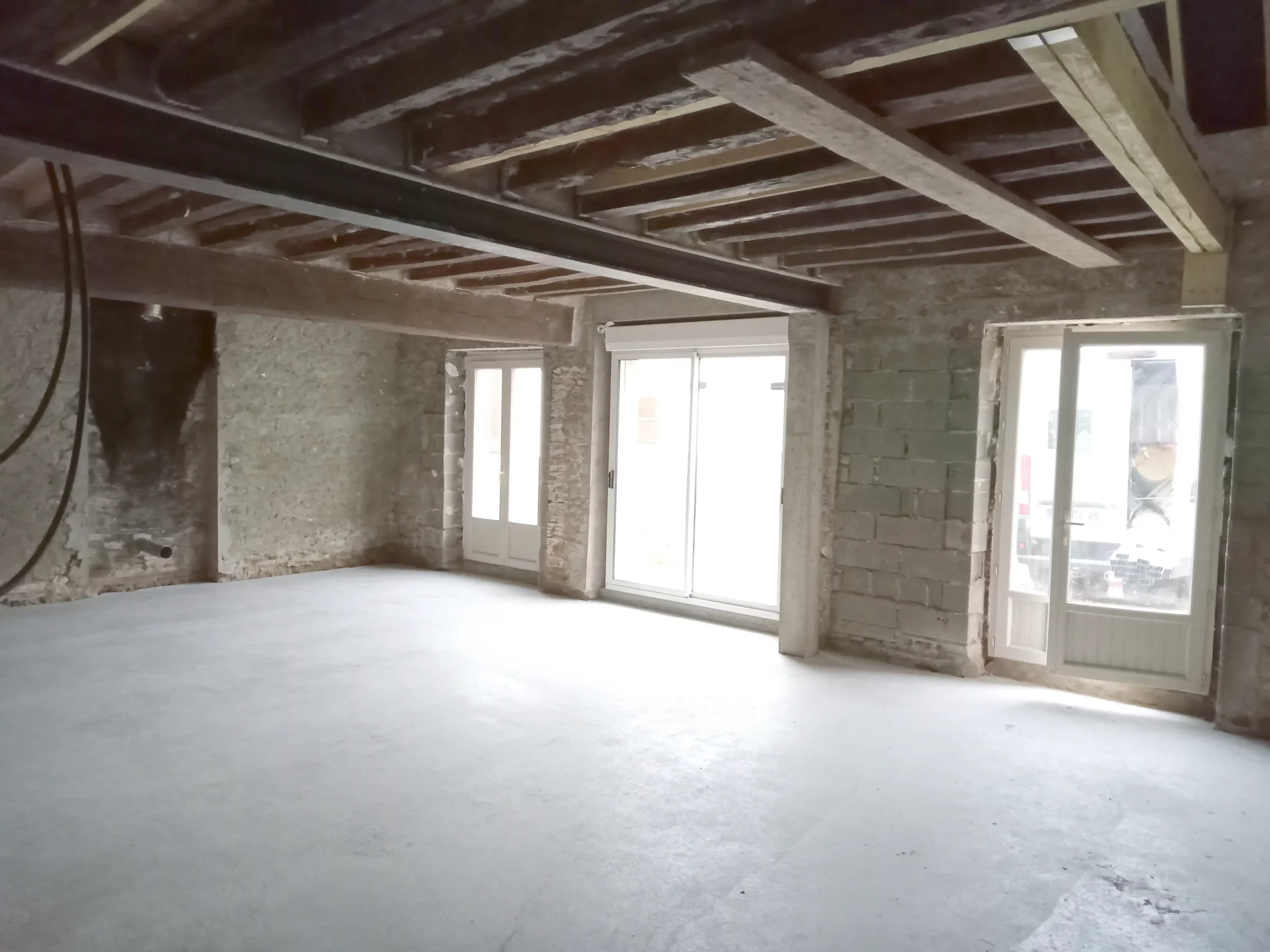 Rénovation intérieure -avant travaux - Chantier David Veaudecranne - Plaquiste Bouloire