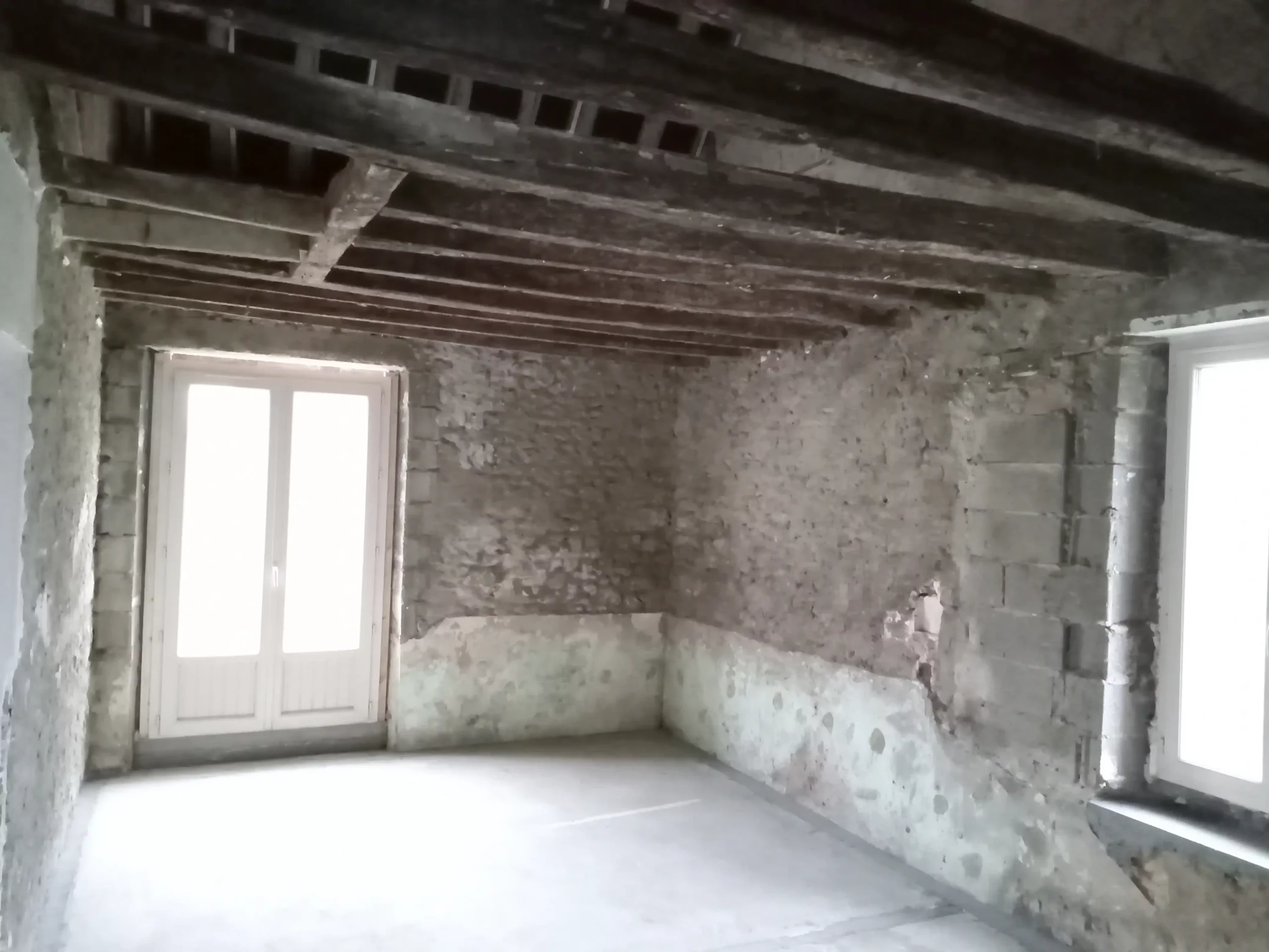 Rénovation intérieure -avant travaux - Chantier David Veaudecranne - Plaquiste Bouloire