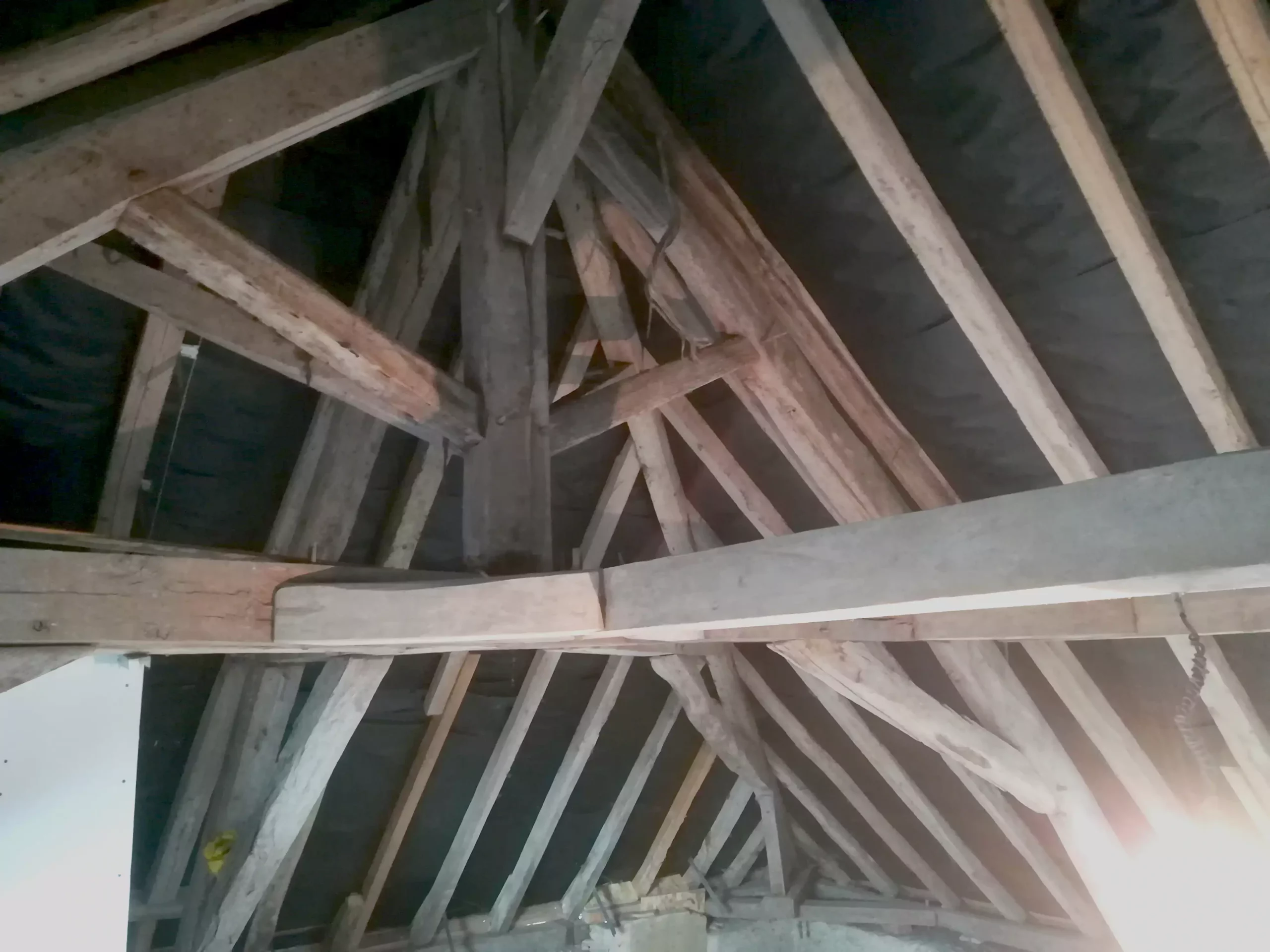 Aménagement de combles avant travaux - Chantier David Veaudecranne - Plaquiste Bouloire