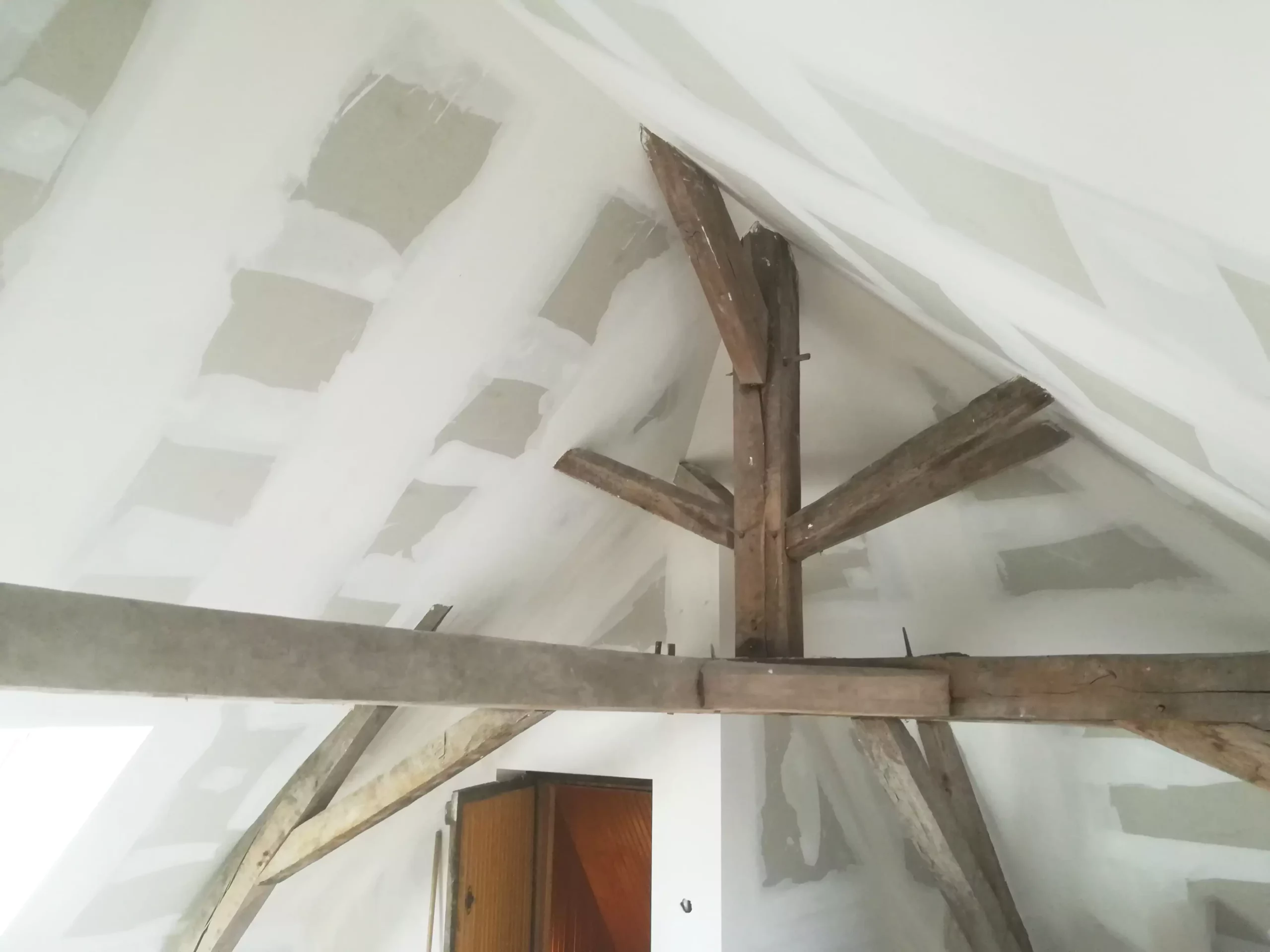 Aménagement de combles après travaux - Chantier David Veaudecranne - Plaquiste Bouloire