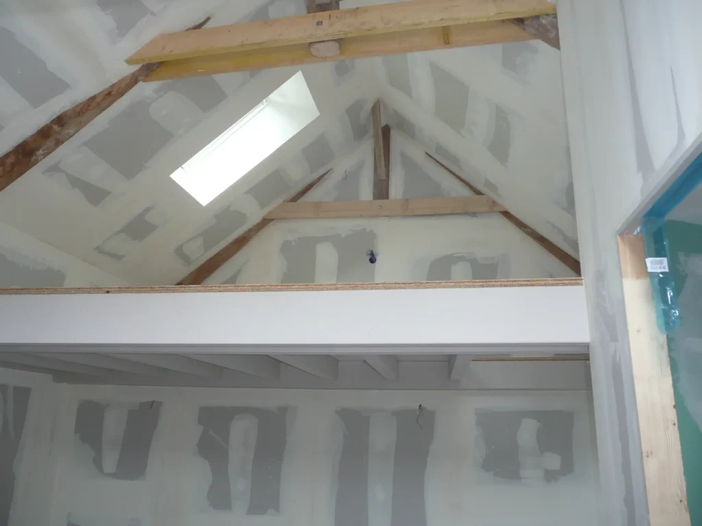 Aménagement de combles après travaux - Chantier David Veaudecranne - Plaquiste Bouloire